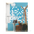 small size glossy blue ceramic driveway tile